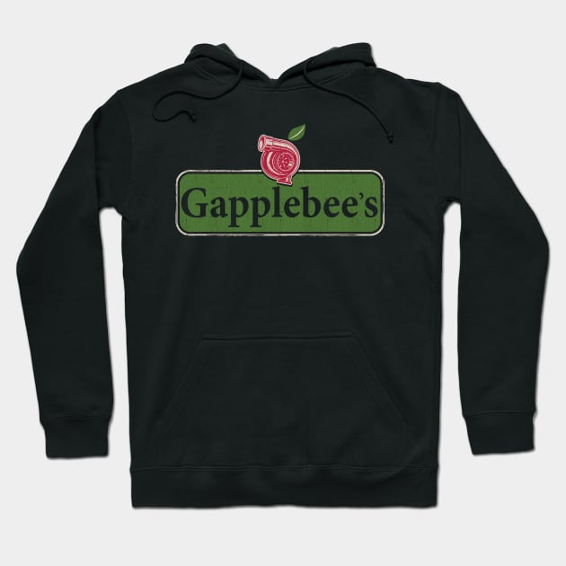 Vintage Gapplebee's Drag Racing Hoodie by Dailygrind